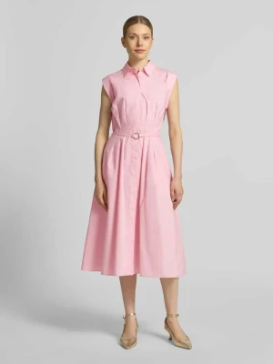 Sukienka koszulowa z paskiem Liu Jo White