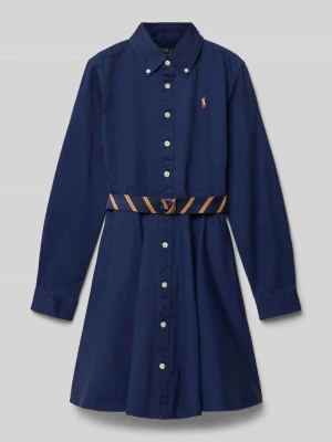 Sukienka koszulowa z paskiem Polo Ralph Lauren Teens