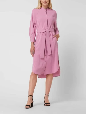 Sukienka koszulowa z paskiem w talii Windsor