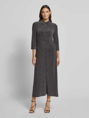 Sukienka koszulowa z rękawem o dł. 3/4 model 'JOHANNA' YAS