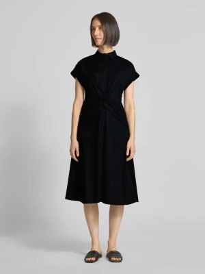 Sukienka koszulowa z wiązanym detalem model ‘CIAN’ Lauren Ralph Lauren