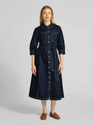 Sukienka koszulowa z wiązanym paskiem Betty Barclay