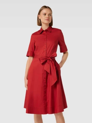Sukienka koszulowa z wiązanym paskiem model ‘FINNBAR’ Lauren Ralph Lauren