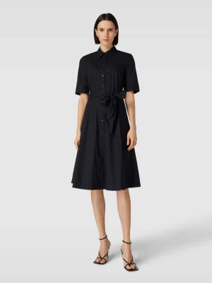 Sukienka koszulowa z wiązanym paskiem model ‘FINNBARR’ Lauren Ralph Lauren