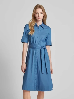 Sukienka koszulowa z wiązanym paskiem model ‘FINNBARR’ Lauren Ralph Lauren