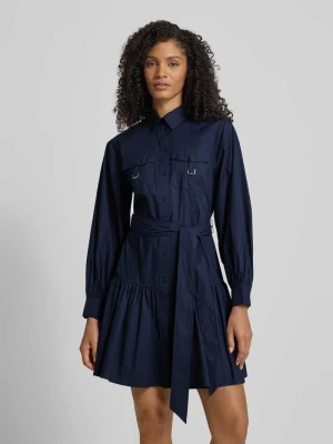 Sukienka koszulowa z wiązanym paskiem model ‘GARNLEY’ Lauren Ralph Lauren