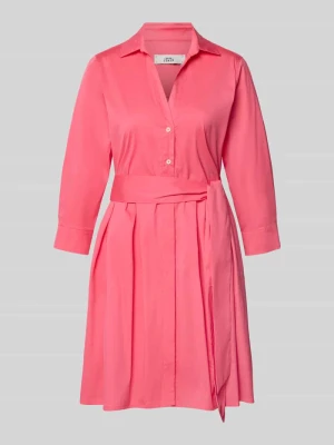 sukienka koszulowa z wiązanym paskiem model 'JULE' 0039 italy