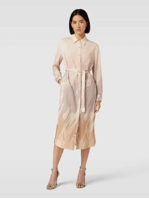 Sukienka koszulowa z wiązanym paskiem model ‘UTILITY’ Calvin Klein Womenswear