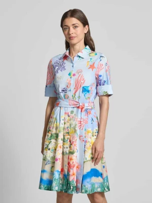 Sukienka koszulowa z wiązanym paskiem ROBE LÉGÈRE