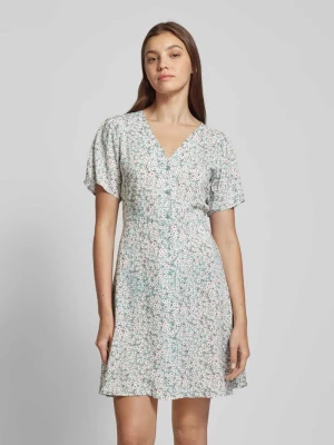 Sukienka koszulowa z wiskozy z dekoltem w serek model ‘EVIDA’ Only