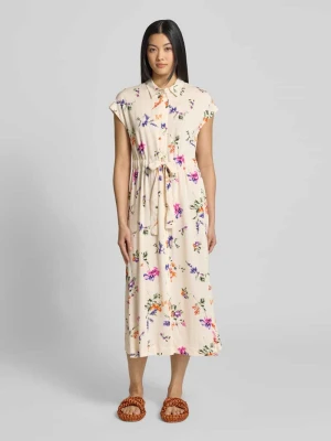 Zdjęcie produktu Sukienka koszulowa z wiskozy z wiązanym paskiem model ‘ASINA’ YAS