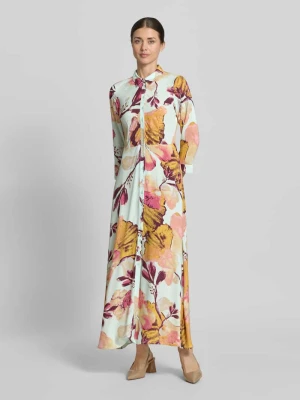 Sukienka koszulowa z wiskozy z zapięciem na guziki model 'SAVANNA' YAS