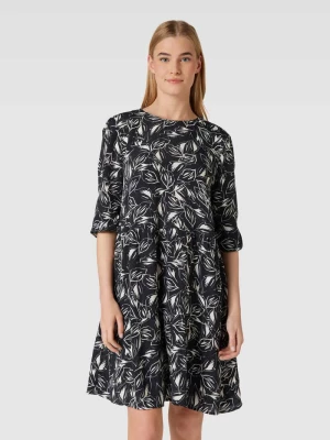 Sukienka koszulowa z wzorem na całej powierzchni Christian Berg Woman Selection