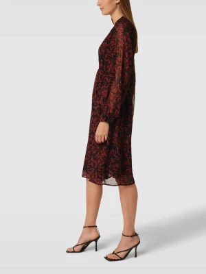 Sukienka koszulowa ze wzorem na całej powierzchni model ‘Luciana’ Soaked in Luxury