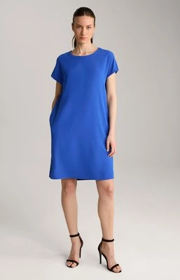 Sukienka krepowa w kolorze niebieskim Joop