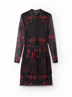 Sukienka krótka plisowanie Mr. Christian Lacroix Desigual