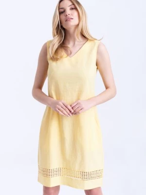 Sukienka krótka żółta Greenpoint
