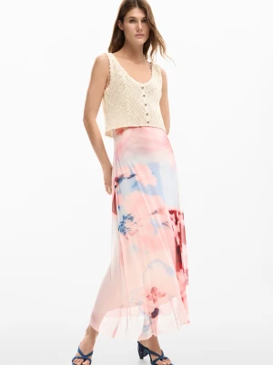 Sukienka łączona szydełkowa Desigual