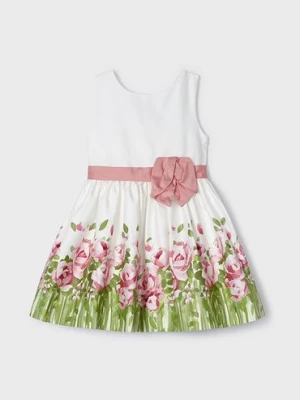 Sukienka lamówka dla dziewczynki Mayoral - różowa
