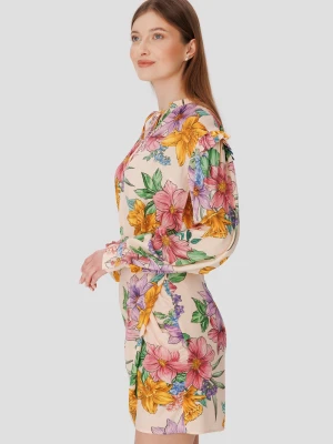 Sukienka Lennie Flowers Beige LAURELLA