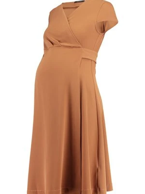 Sukienka letnia 9Fashion piaskowy