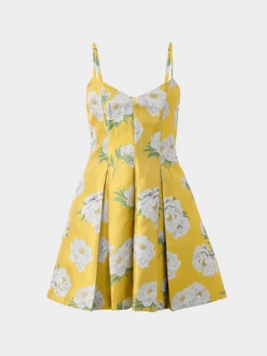 Sukienka letnia Alice + Olivia żółty