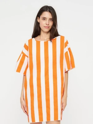 Sukienka letnia American Vintage pomarańczowy