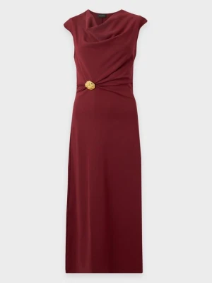 Sukienka letnia Anna Field By Zalando bordowy