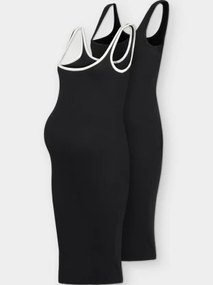 Sukienka letnia Anna Field MAMA By Zalando czarny