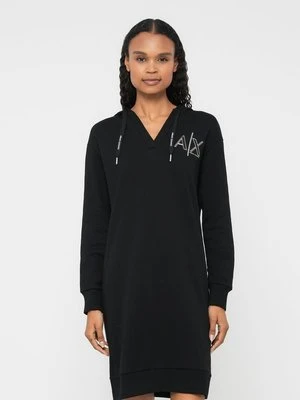 Sukienka letnia Armani Exchange czarny