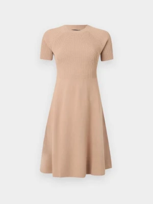 Sukienka letnia Armani Exchange beżowy