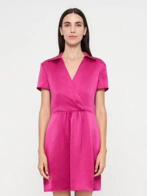 Sukienka letnia Armani Exchange różowy