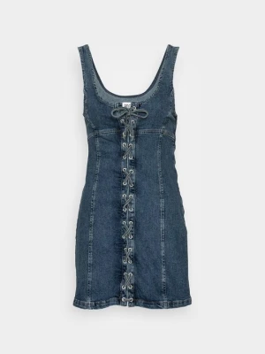 Sukienka letnia BDG Urban Outfitters niebieski denim
