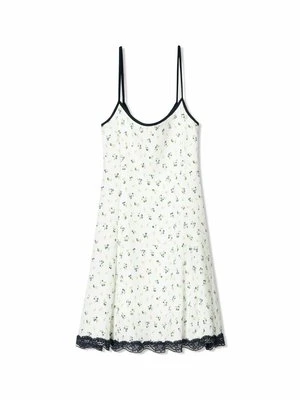 Sukienka letnia Bershka granatowy