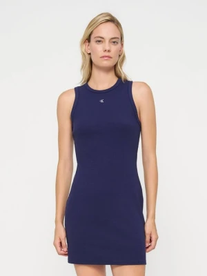 Sukienka letnia Calvin Klein Jeans niebieski
