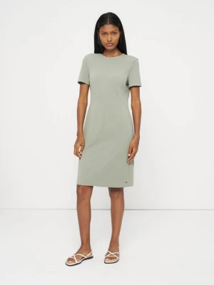 Sukienka letnia Calvin Klein khaki