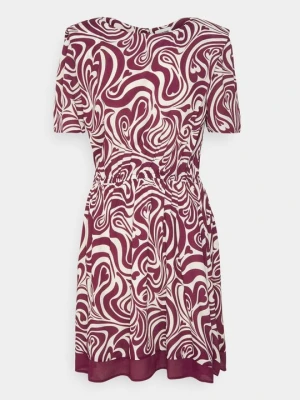 Sukienka letnia CLAUDIE PIERLOT bordowy