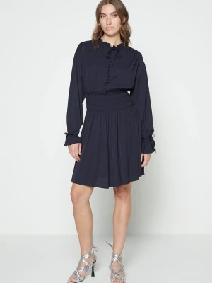 Sukienka letnia CLAUDIE PIERLOT granatowy