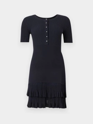 Sukienka letnia CLAUDIE PIERLOT granatowy
