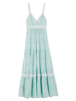 Sukienka letnia CLAUDIE PIERLOT jasnozielony