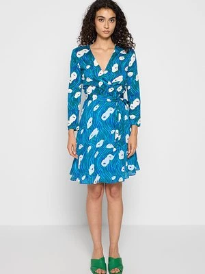 Sukienka letnia Diane Von Furstenberg niebieski