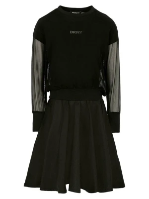 Sukienka letnia DKNY czarny