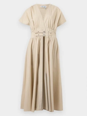 Sukienka letnia DKNY piaskowy