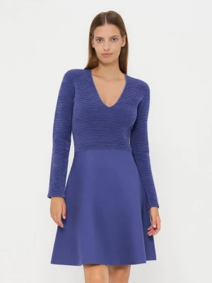 Sukienka letnia Emporio Armani fioletowy