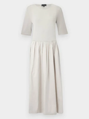 Sukienka letnia Emporio Armani jasnoszary