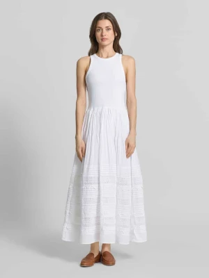 Sukienka letnia Fit and Flare z mieszanki bawełny Polo Ralph Lauren