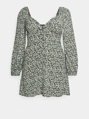 Sukienka letnia Gina Tricot ciemnozielony