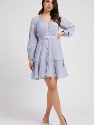 Sukienka letnia Guess fioletowy