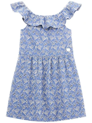 Sukienka letnia Guess jasnoniebieski