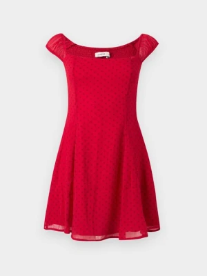 Sukienka letnia Hollister Co. bordowy